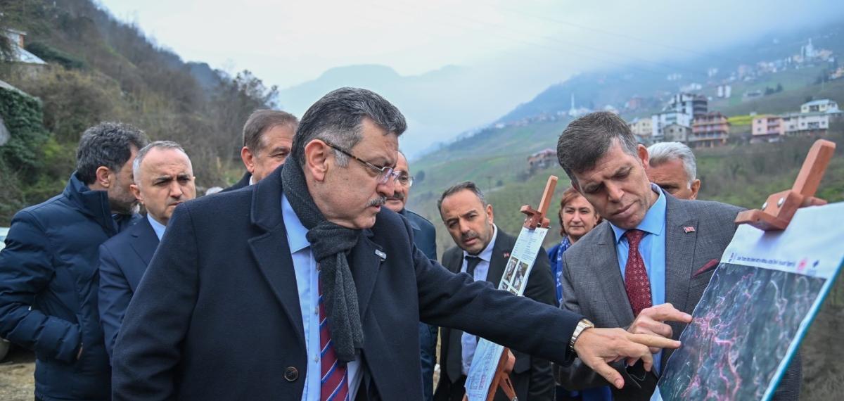 Trabzon’da Düzköy’e Dev Altyapı Yatırımı