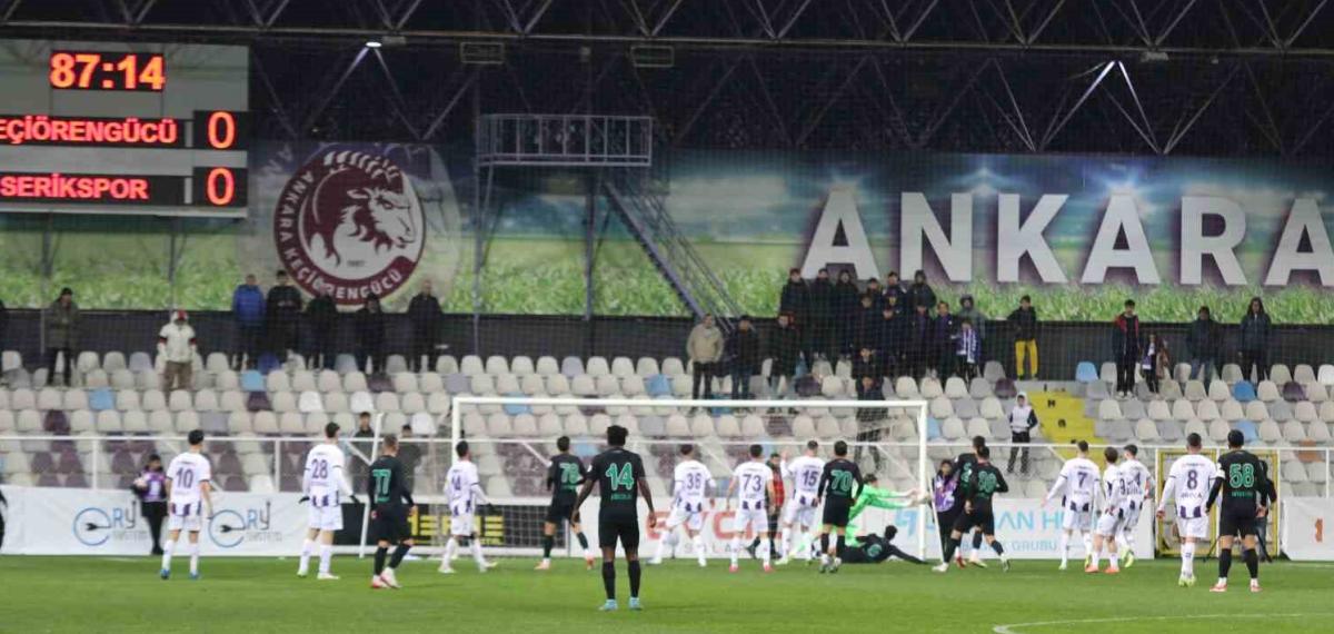 Trendyol 1. Lig: Ankara Keçiörengücü: 0 – Serikspor: 0