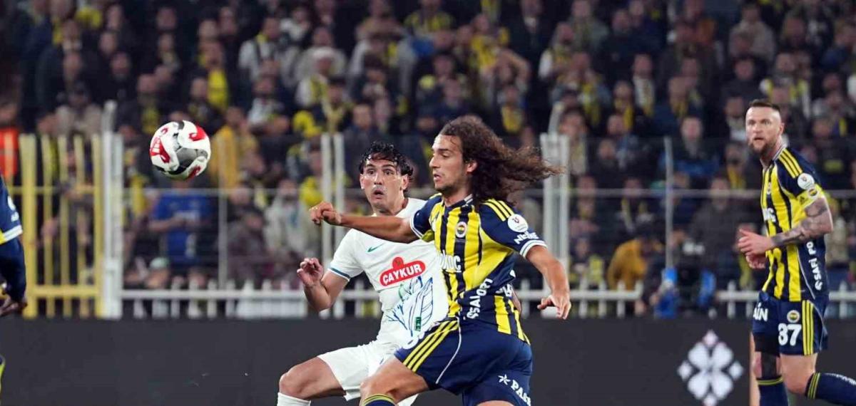Trendyol Süper Lig: Fenerbahçe: 2 – Çaykur Rizespor: 2 (Maç Sonucu)