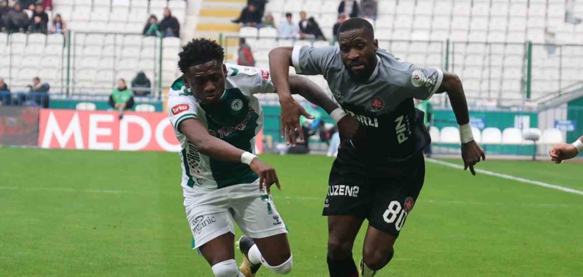 Trendyol Süper Lig: Konyaspor: 2 – Fatih Karagümrük: 0 (İlk Yarı)
