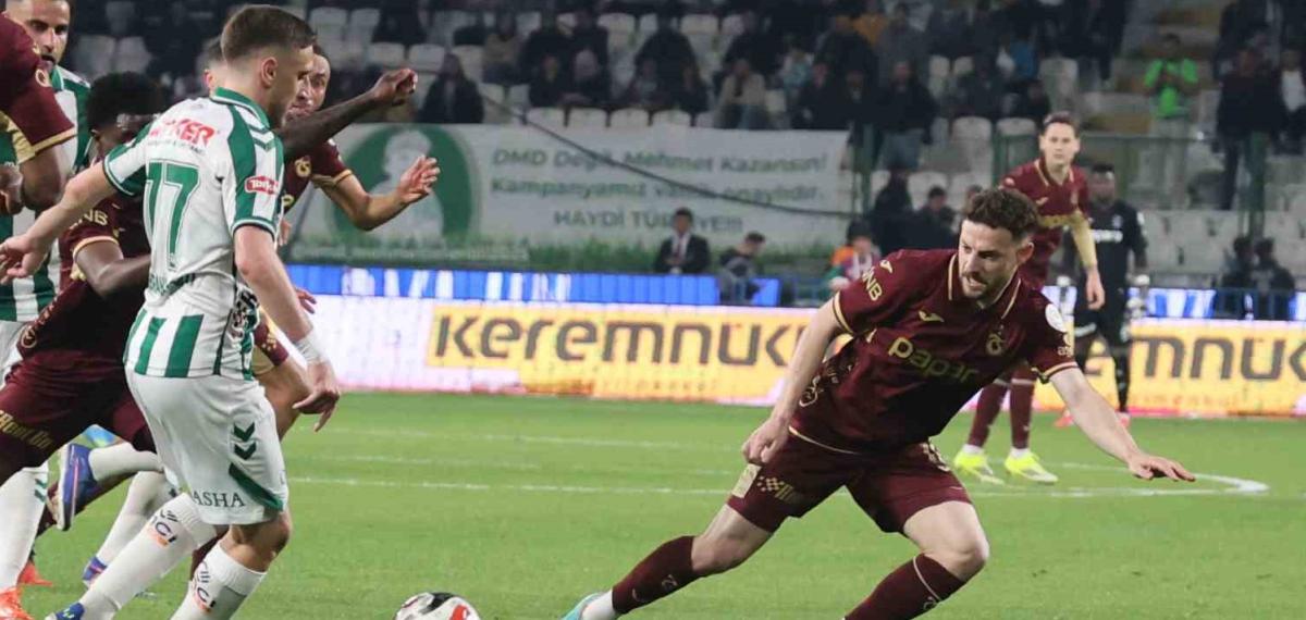 Trendyol Süper Lig: Konyaspor: 2 – Trabzonspor: 0 (İlk Yarı)