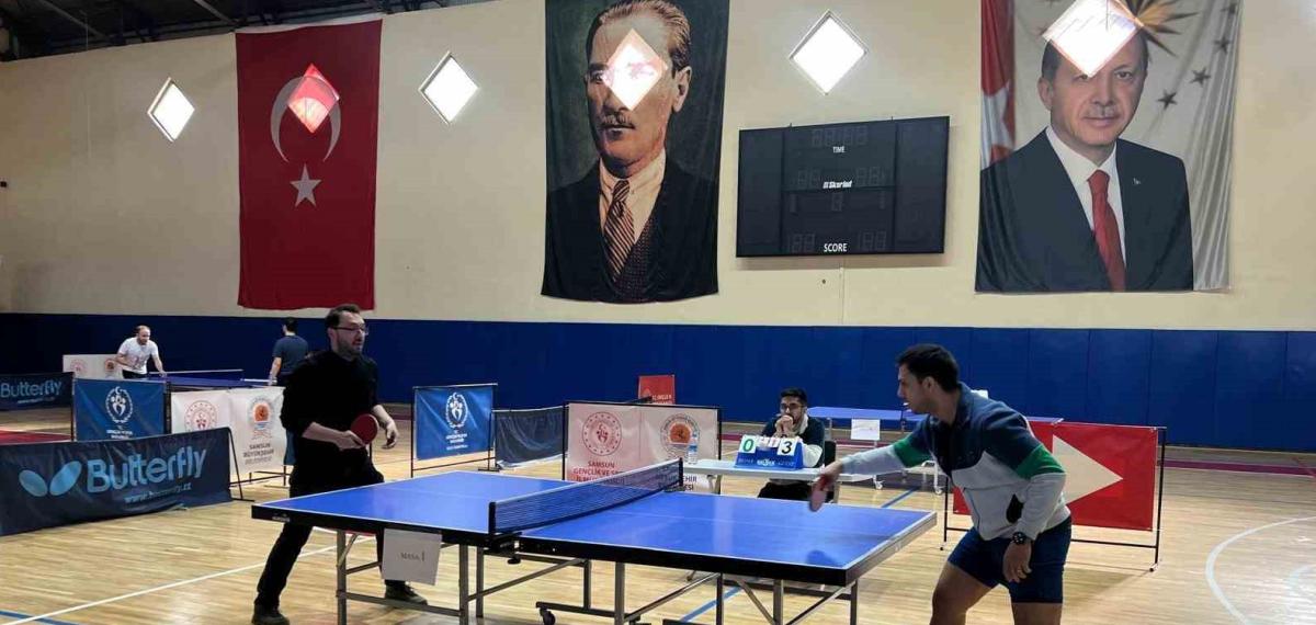 Vezirköprü’de Sağlık Çalışanları Masa Tenisi Turnuvası