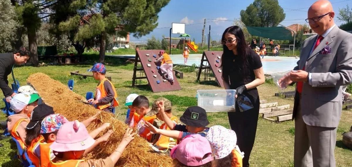 Yenipazar’da Mantar Atölyesine Katılan Miniklerden Üretime İlk Adım
