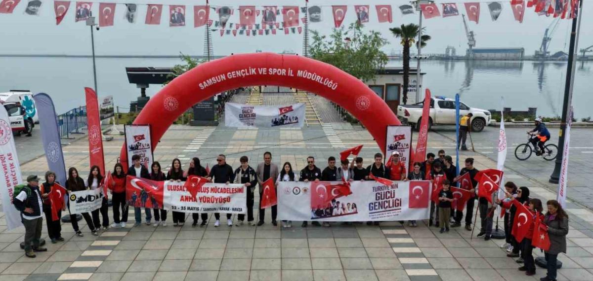 86 Kilometrelik ’Dağcılık Ulusal Kurtuluş Mücadelesi Anma Yürüyüşü’ Başladı