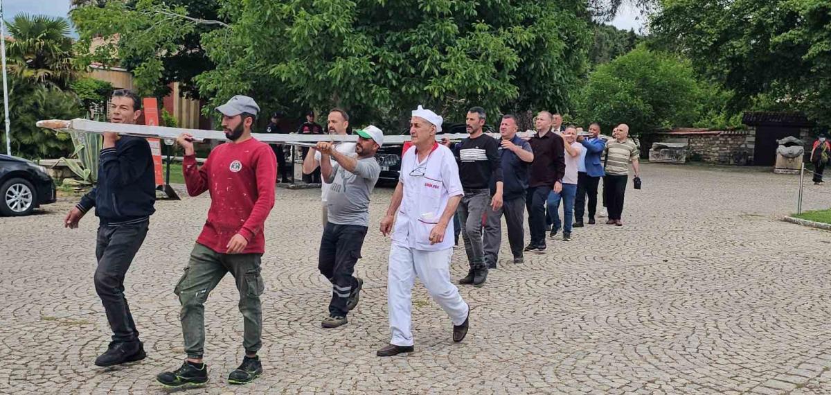 Afrodisias’ta “Türk Mutfağı Haftası”Na 14 Metrelik Pide Damga Vurdu