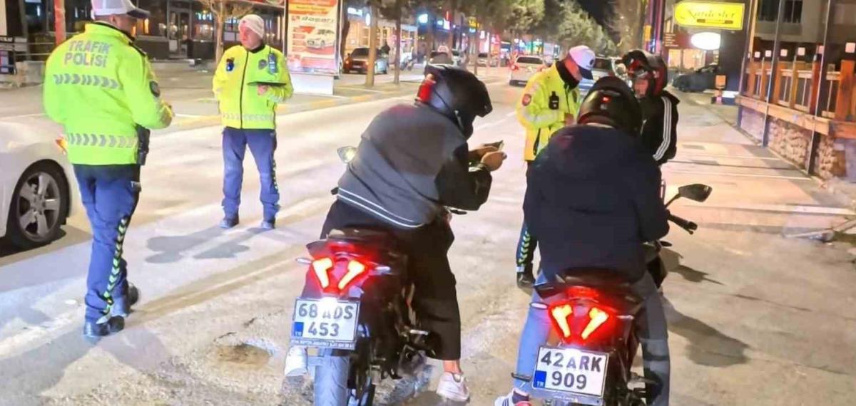 Aksaray’da Motosikletlere Yönelik Denetimler Artırıldı