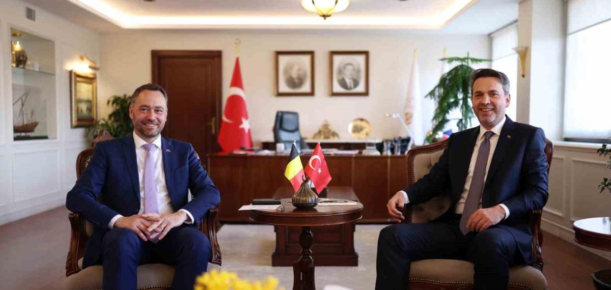 Bakan Bayraktar, Belçika Başbakan Yardımcısı Prevot ile Görüştü