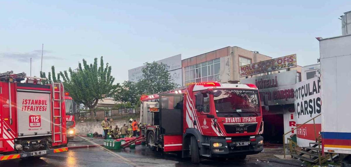 Başakşehir’de Parfüm İmalatı Tesisinde Çıkan Yangın 8. Saatinde Söndürüldü