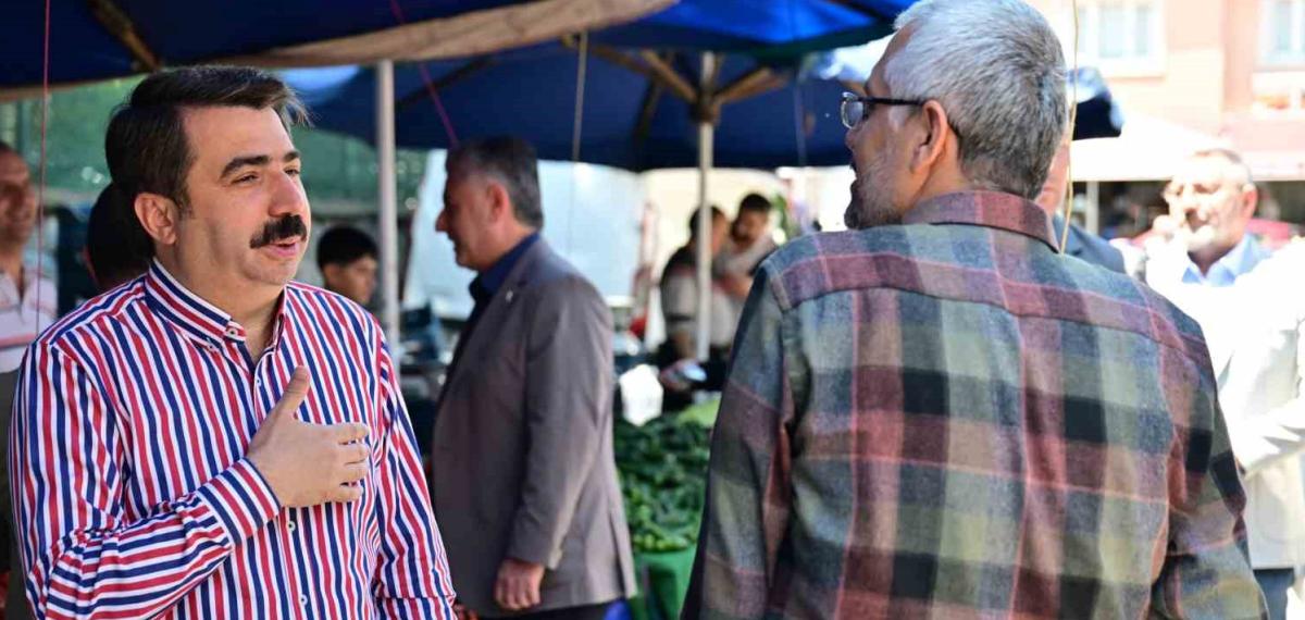 Başkan Yılmaz Esnaf ve Vatandaşla Bayramlaştı
