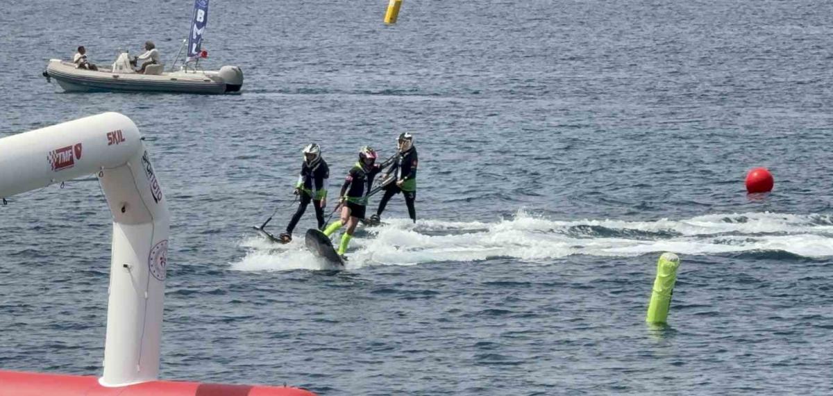 Bodrum’da Su Üstünde Adrenalin Fırtınası