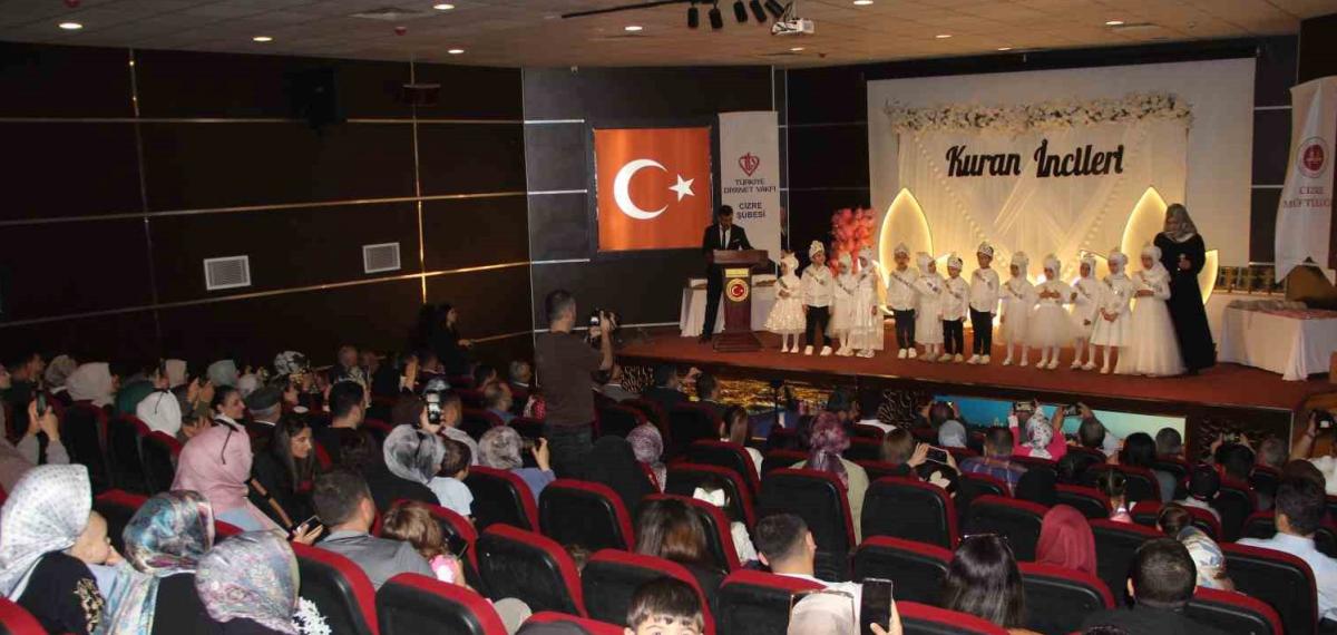 Cizre’de 50 Öğrenci Kur’an-I Kerime Geçmenin Heyecanını Yaşadı