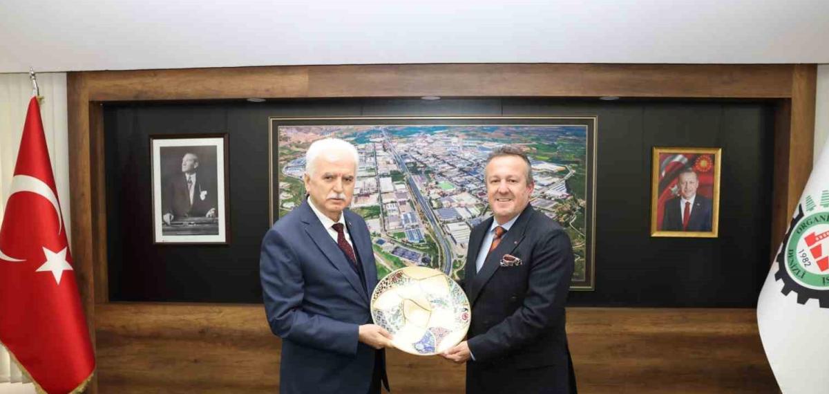 Denizli Ticaret Borsası Yönetiminden Denizli Osb Yönetimine Tebrik Ziyareti