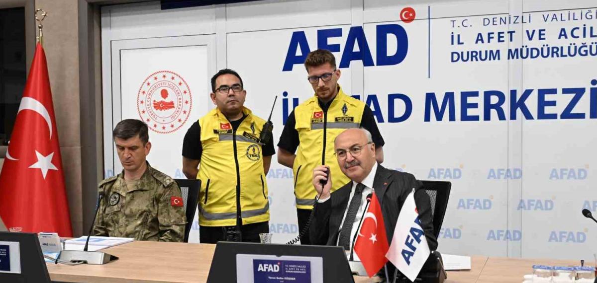 Denizli’de 5,6 Büyüklüğündeki Deprem Senaryonu Canlandırıldı