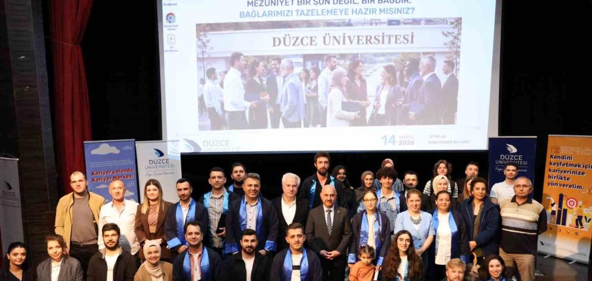 Düzce Üniversitesi’nde Mezunlarla Anlamlı Buluşma