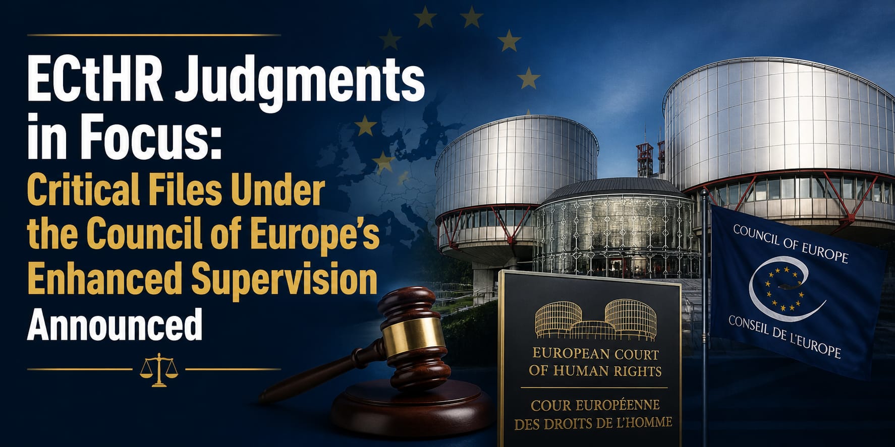 ECtHR Judgments in Focus: Critical Files Under the Council of Europe’s Enhanced Supervision Announced