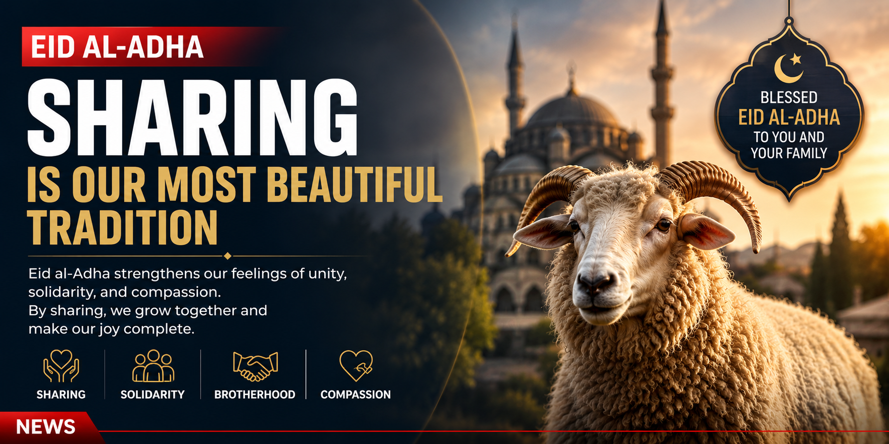 Eid al-Adha: A Celebration of Sharing, Conscience, and Brotherhood