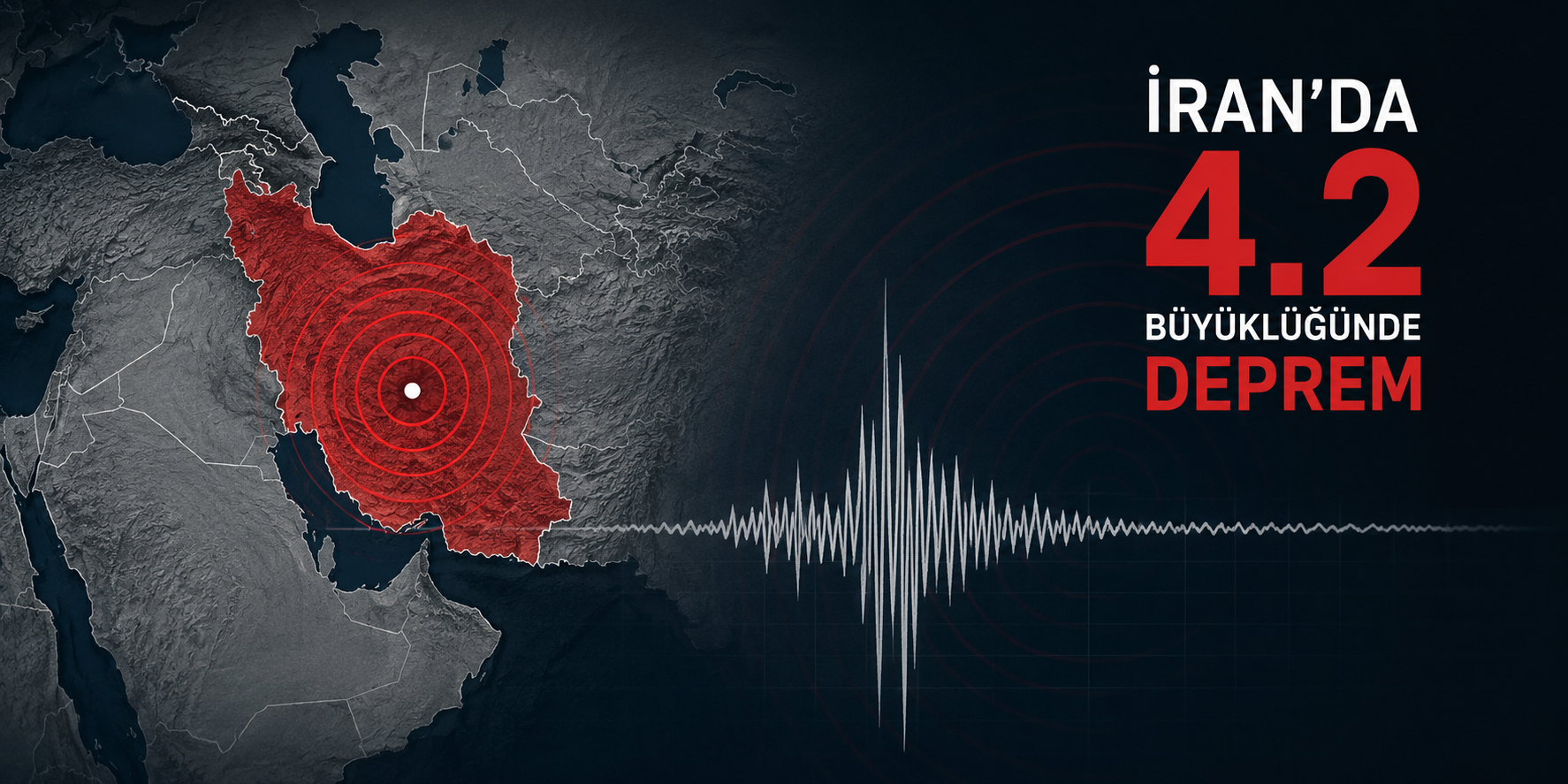 İran’da 4.2 Büyüklüğünde Deprem