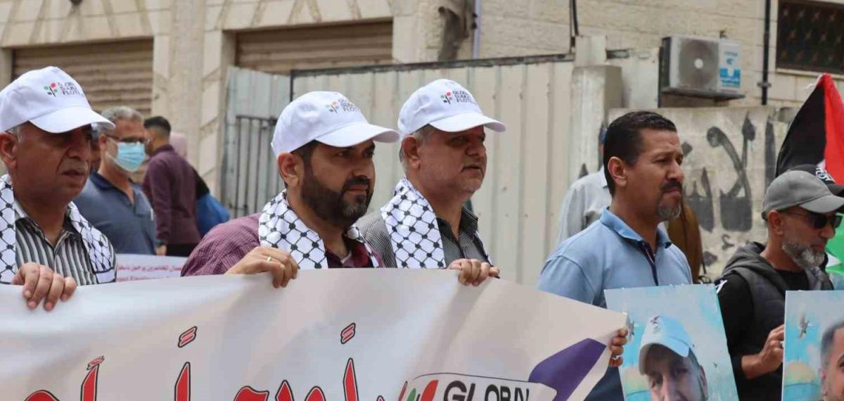 Gazze’de Kara ve Denizden Yardım Girişimlerine Destek Yürüyüşü