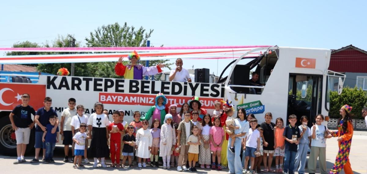 Gezici Bayram Otobüsü Kartepe’de Çocuklarla Buluşacak