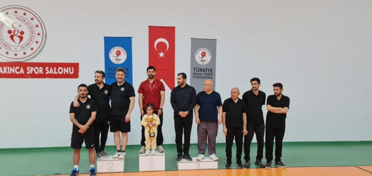 İnönü Üniversitesi, Masa Tenisi Kurumlar Ligi’nde Malatya İkincisi Oldu