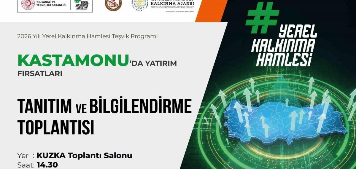 Kastamonu’da Yatırım Destekleri Bilgilendirme Toplantısı Yapılacak