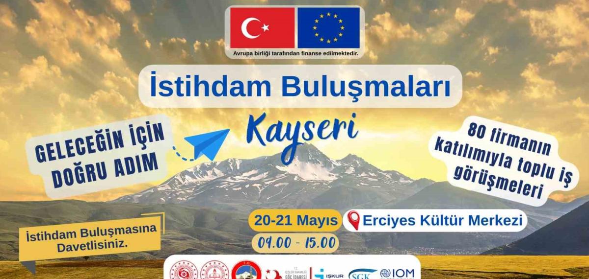 Kayseri’de Bin 500 Kişilik Toplu İş Görüşmesi Yapılacak