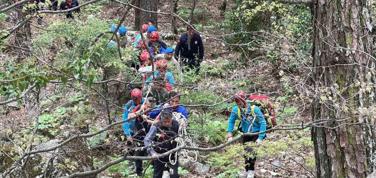 Kazdağları’nda 100 Kişilik Personelle Zorlu Kurtarma Operasyonu
