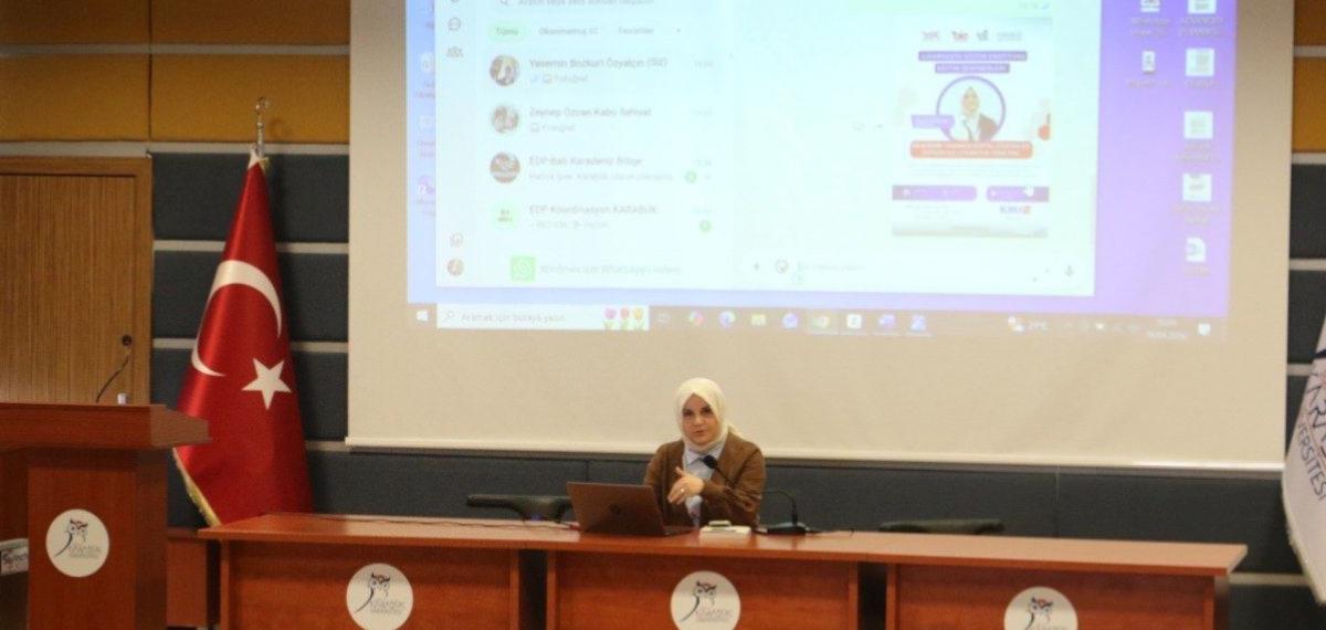 KBÜ’de Akademik Yazımda Dijital Çözümler Eğitimi Verildi