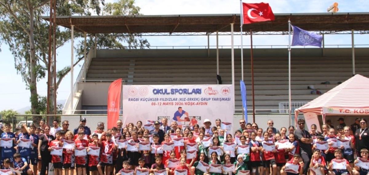 Köşk’te Ragbi Küçükler Grup Yarışmalarında Takımlar Madalyalarına Kavuştu