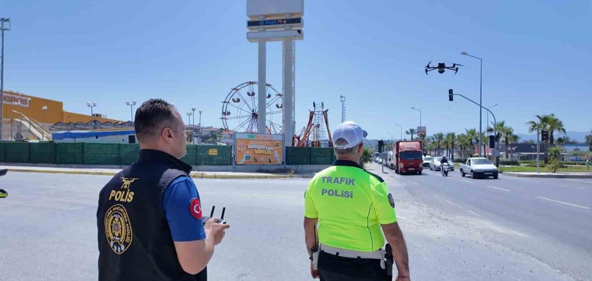 Kuşadası’nda Kurban Bayramı Öncesi Havadan Trafik Denetimleri Sıkılaştırıldı