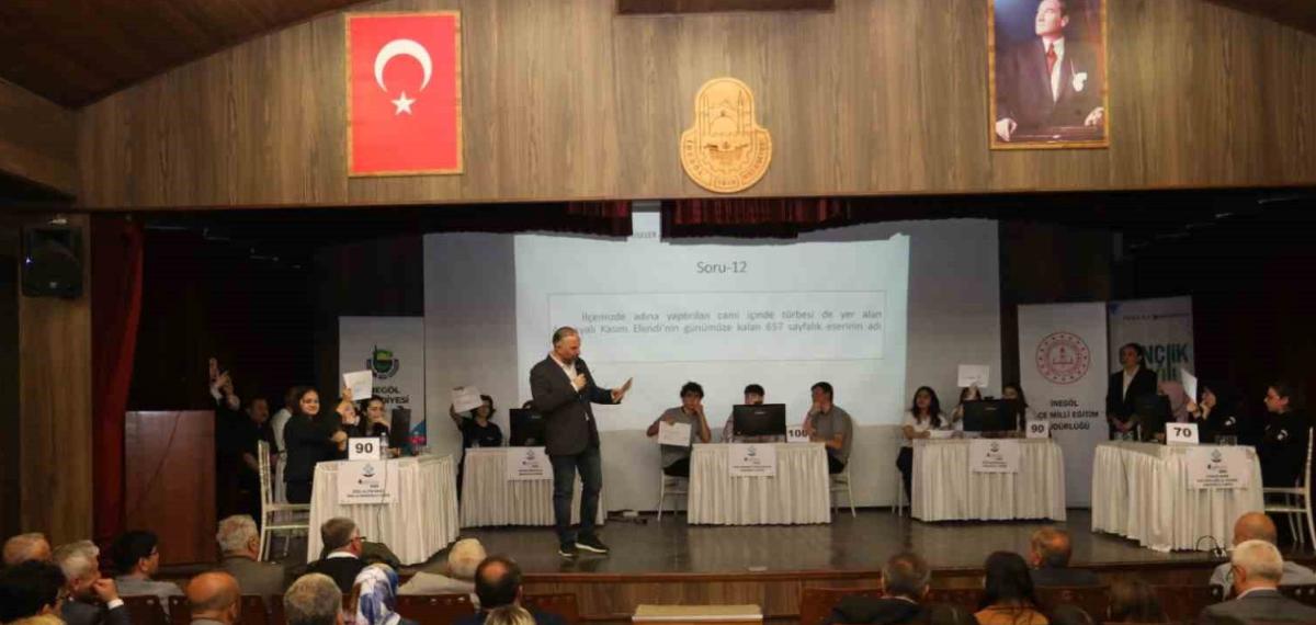Liseliler İnegöl Bilgisiyle Yarıştı