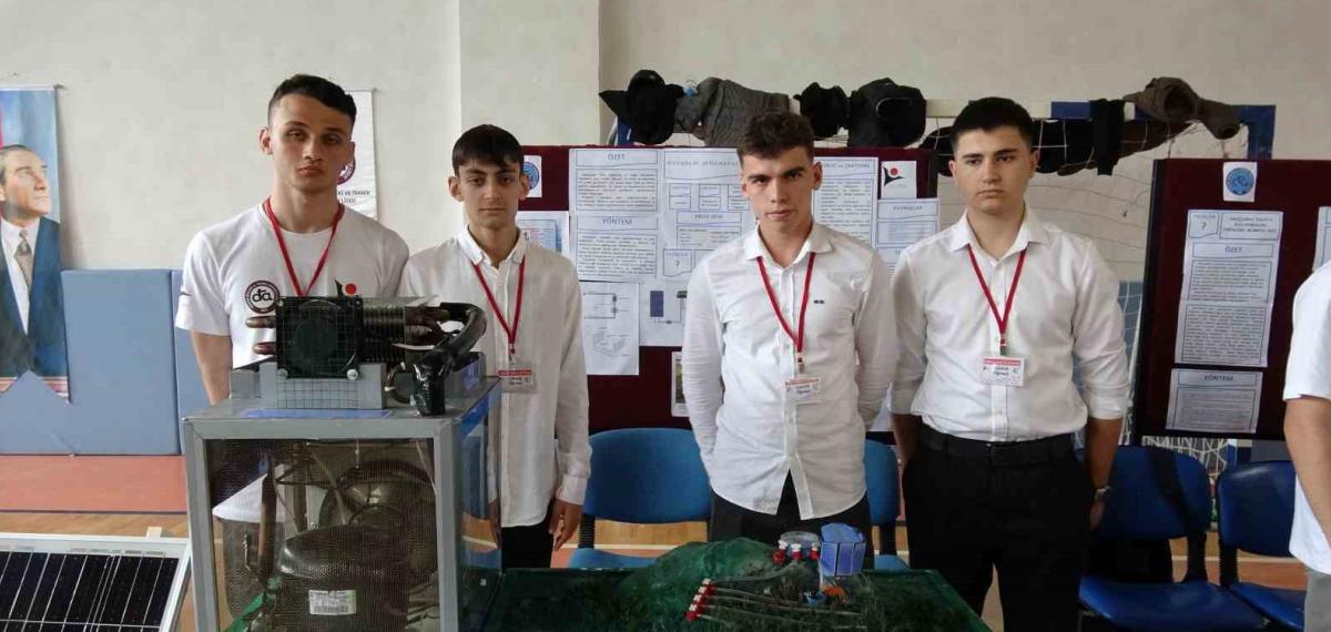 Liselilerden Havadaki Nemden Su Üreten Cihaz ve Temassız Fren Sistemi