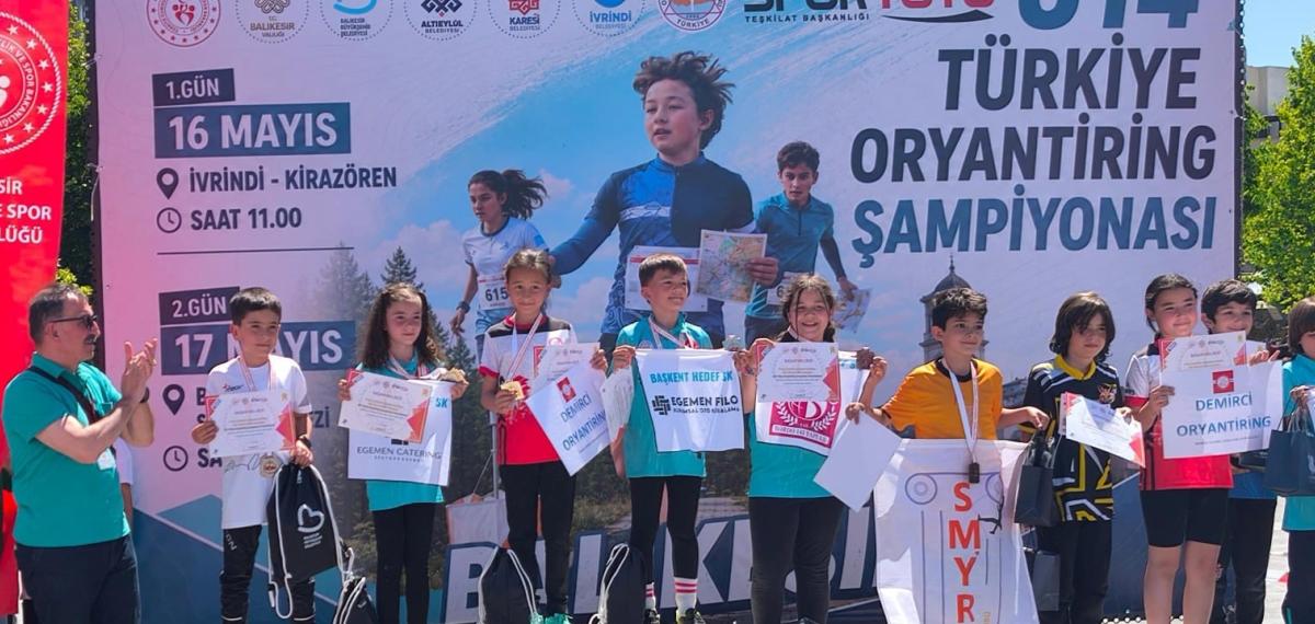 Manisalı Oryantiring Sporcularından Türkiye Şampiyonasında Büyük Başarı