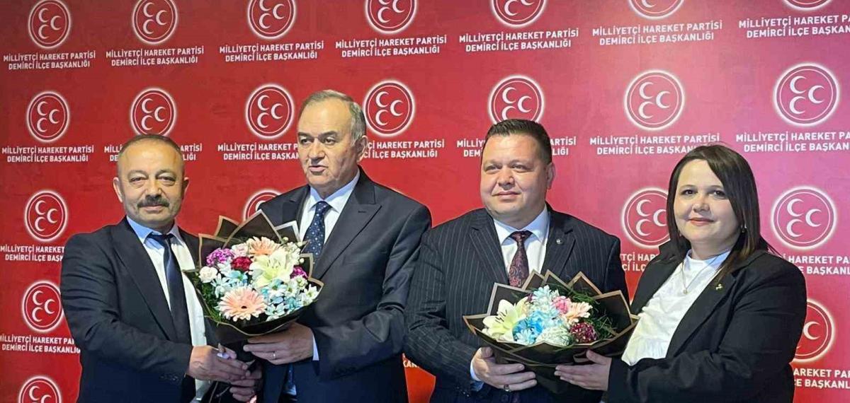 MHP Grup Başkanvekili Akçay, Demirci’de Temaslarda Bulundu