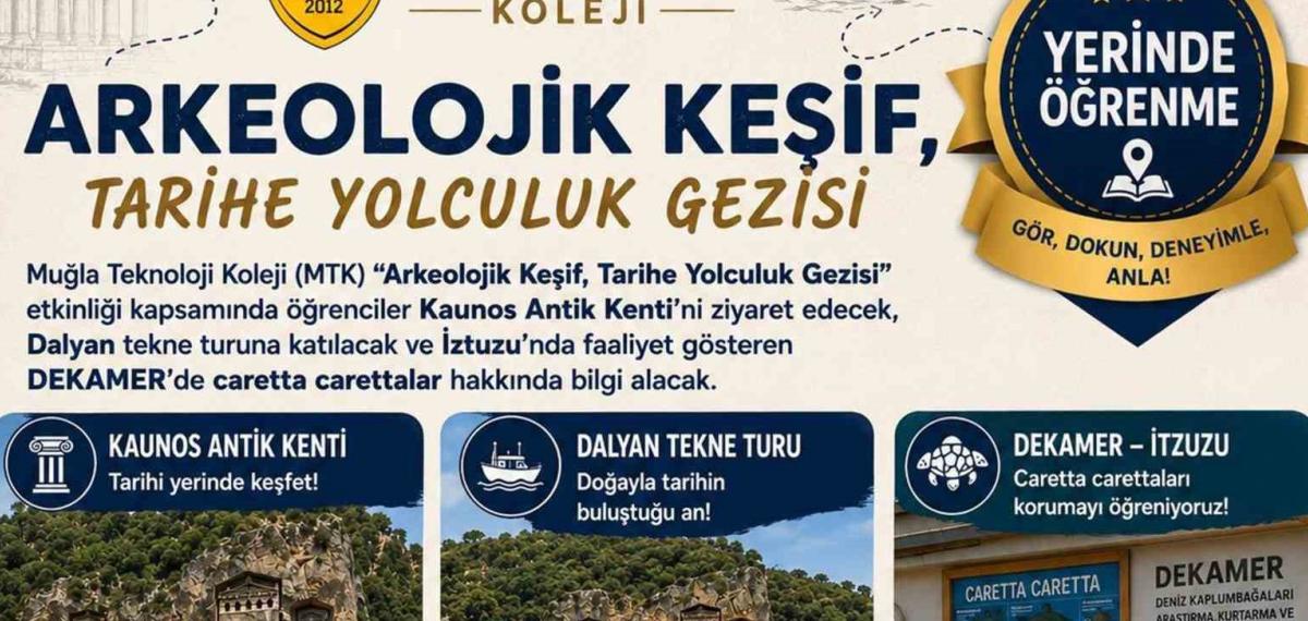 Mtk Öğrenme Yolculuğunu Antik Kentlere Taşıyor