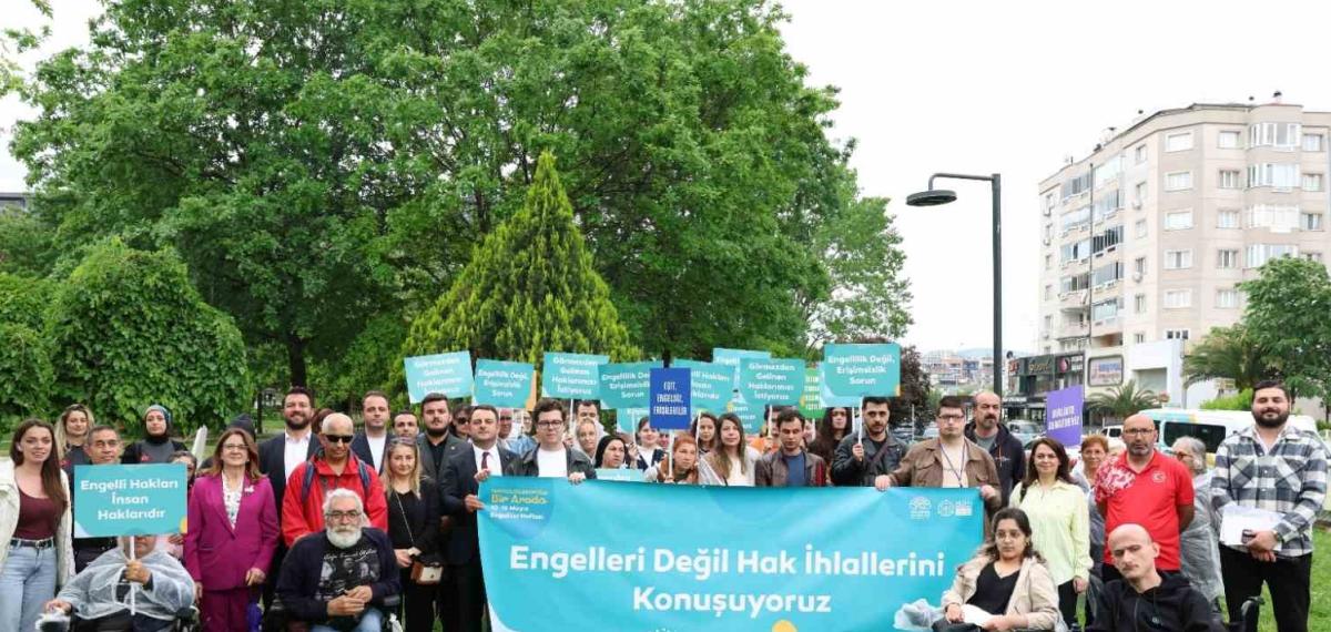 Nilüfer’de Sloganlar Engelleri Aşmak İçin Yükseldi