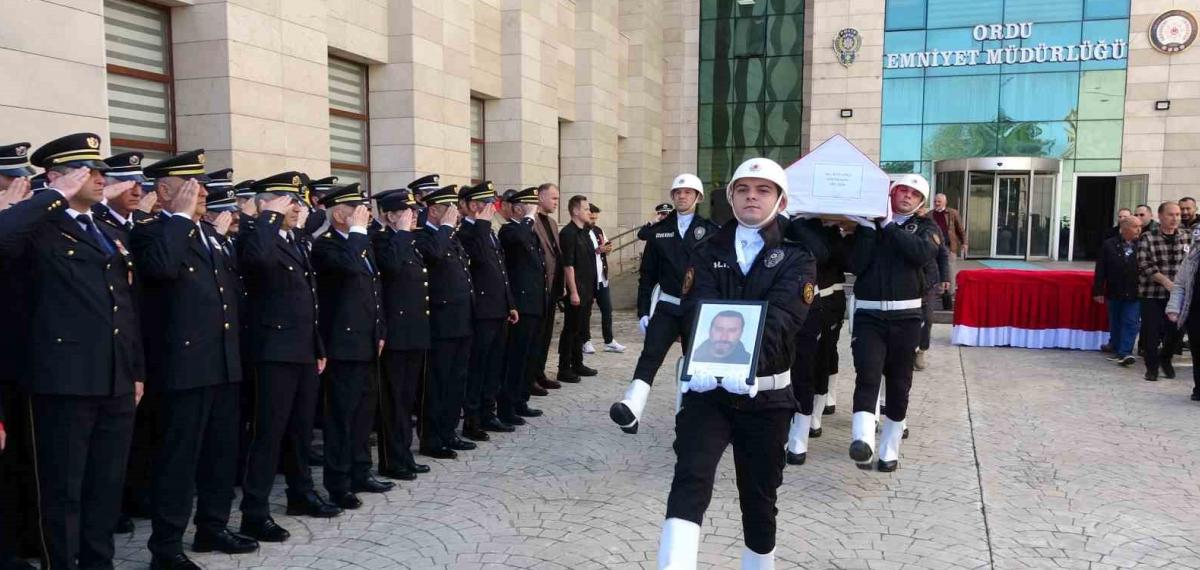 Ordu’da Trafik Kazasında Hayatını Kaybeden Polis İçin Resmi Tören