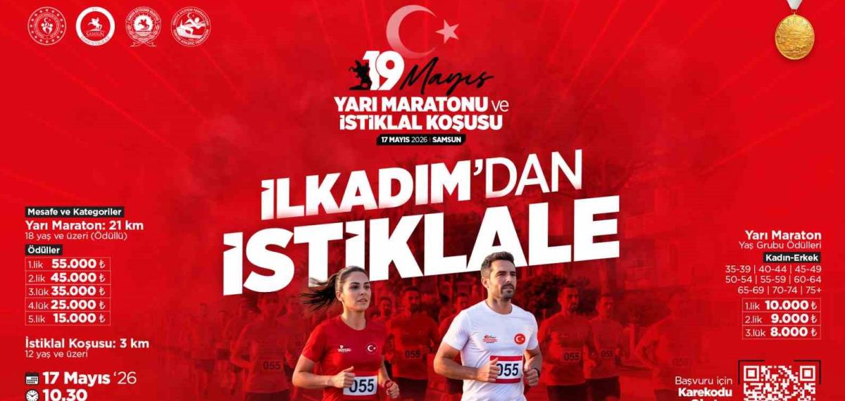 Samsun’da 19 Mayıs Yarı Maratonu ve İstiklal Koşusu Yapılacak