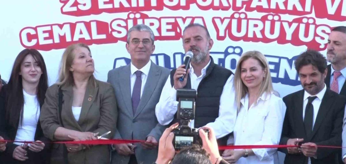 Sancaktepe’de 29 Ekim Spor Parkı ve Cemal Süreya Yürüyüş Yolu Açıldı