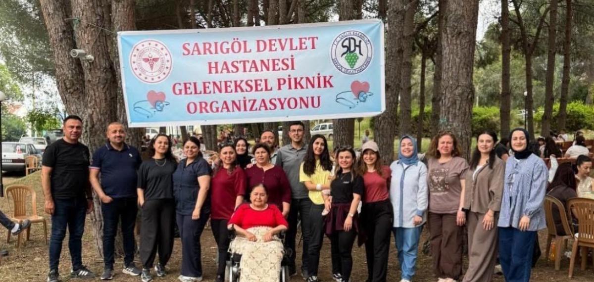Sarıgöl Devlet Hastanesi Personeli Piknikte Moral Depoladı