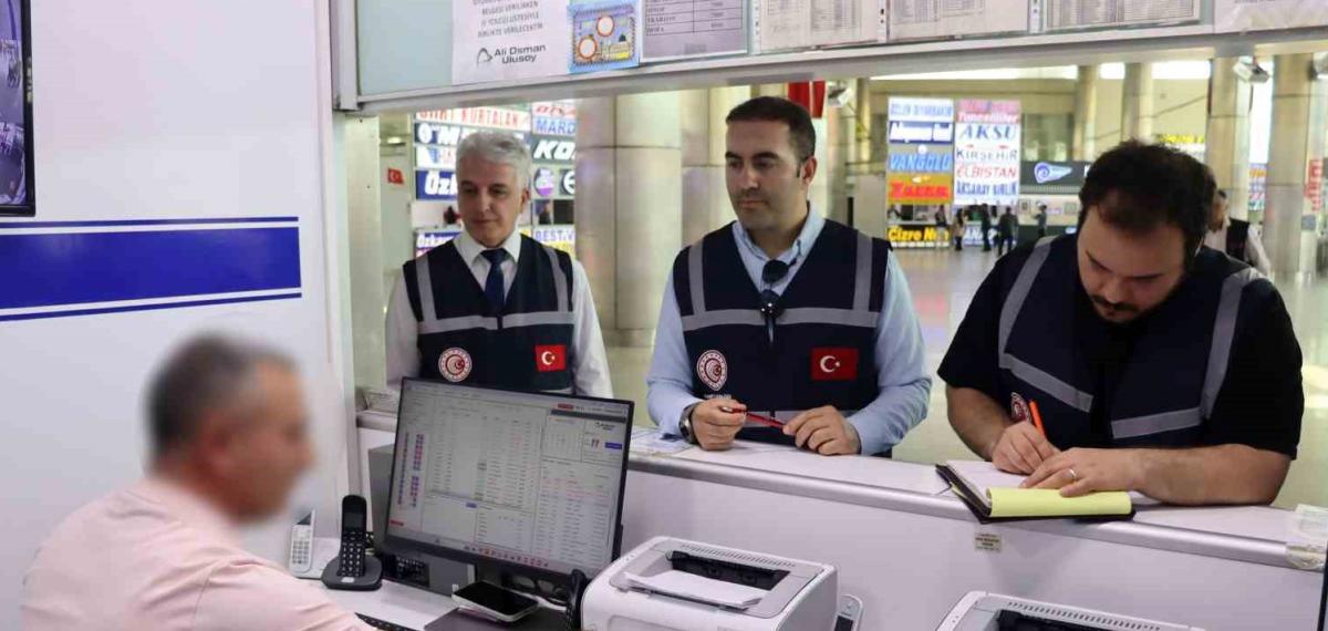 Şehirlerarası Otobüs Terminalinde ’Fiyat’ Denetimi