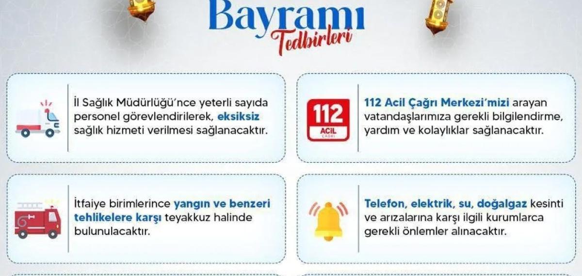 Sinop’ta Bayram Tedbirleri Açıklandı