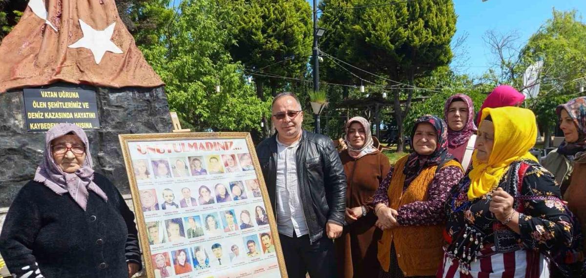 Trabzon’da 26 Yıl Önce Deniz Faciasında Hayatını Kaybeden 38 Kişi Unutulmadı