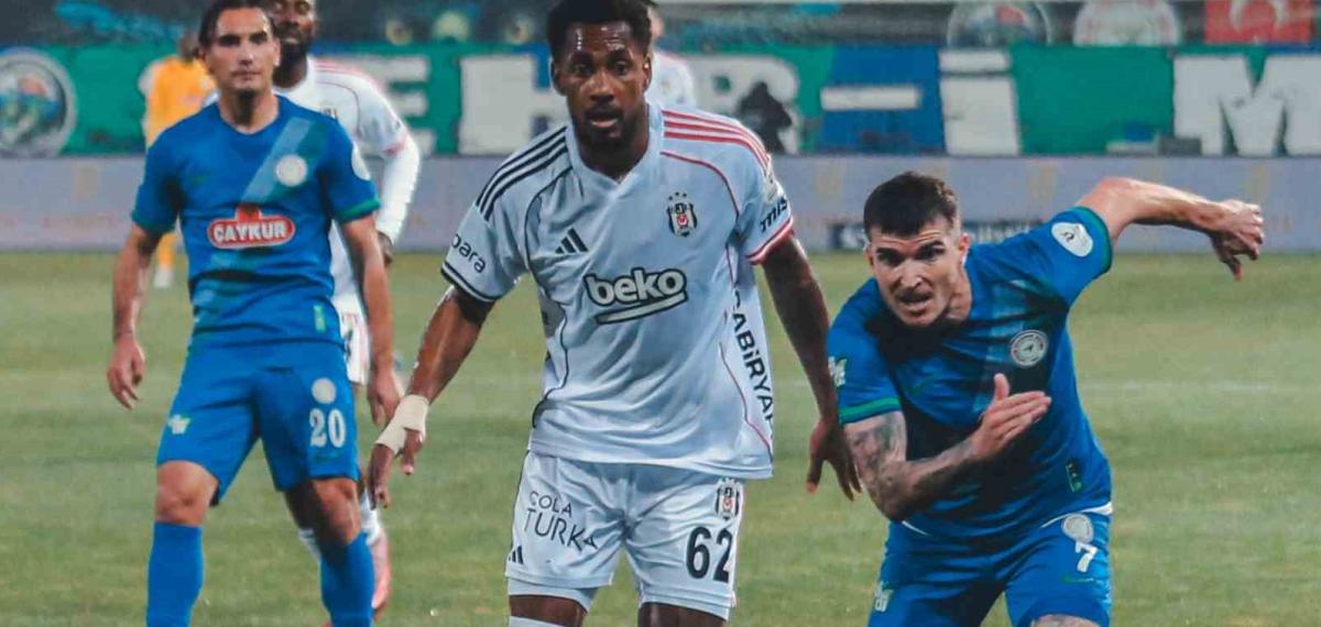 Tredyol Süper Lig: Çaykur Rizespor: 2 – Beşiktaş: 0 (İlk Yarı)