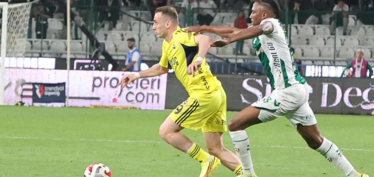 Trendyol Süper Lig: Konyaspor: 0 – Fenerbahçe: 1 (İlk Yarı)