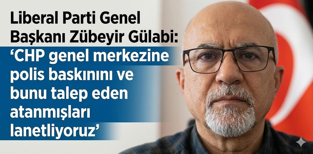 Liberal Parti Genel Başkanı Zübeyir Gülabi’den CHP Genel Merkezi Baskınına Sert Tepki: “Polisle Siyaset Dizayn Edilemez”