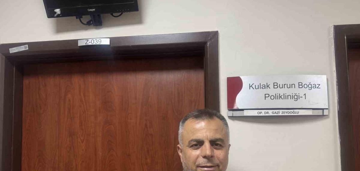 8 Yıllık Kulak Ağrısı ve Basınç Şikayeti Kurtalan’da Son Buldu