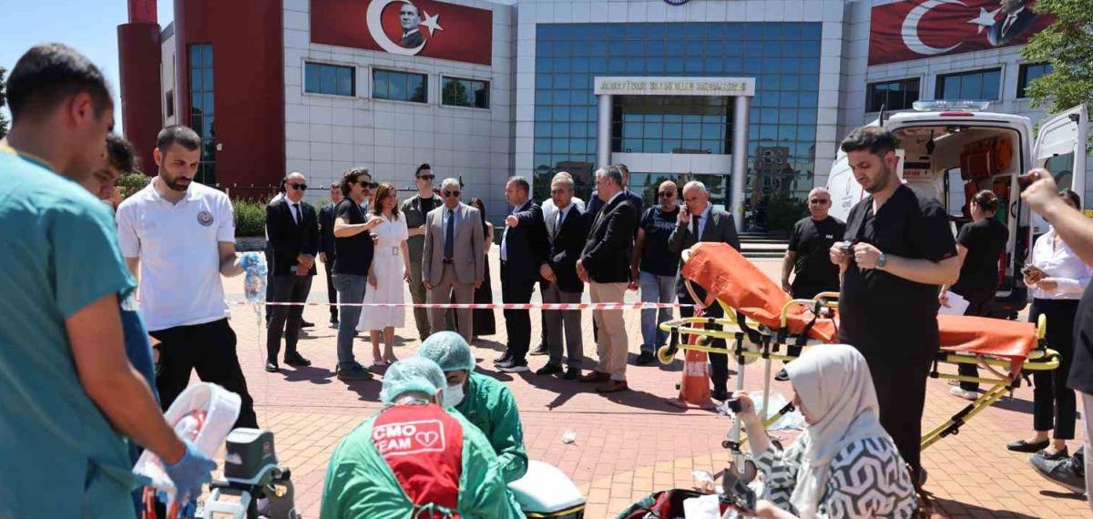 Adü’de Tatbikat Muvaffakiyetle Yapıldı
