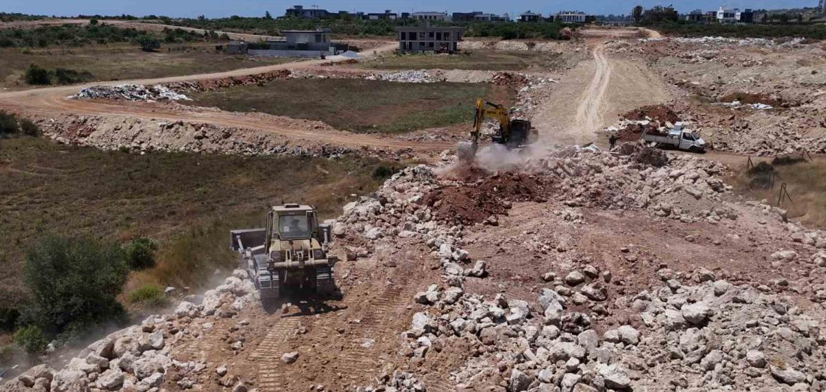 Aksu’da Yeni İmar Yolu Çalışmaları