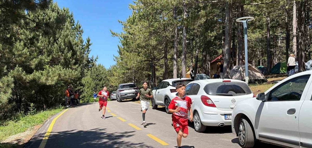 Amanos Ultra Trail’in ilk gününde çocuk koşusu Osmaniye’de yapıldı
